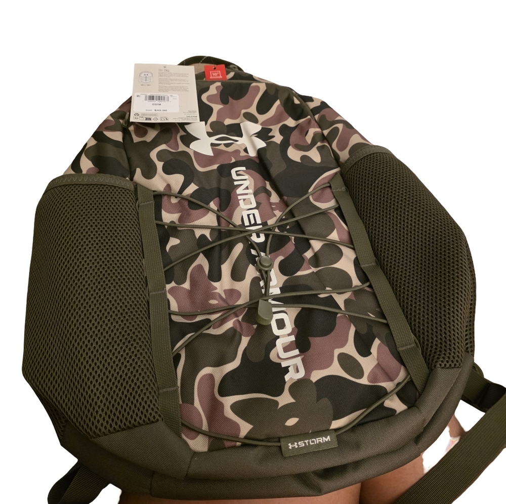 Under Armour Hustle Sport 6.0 - Marine Camo 26L NEW